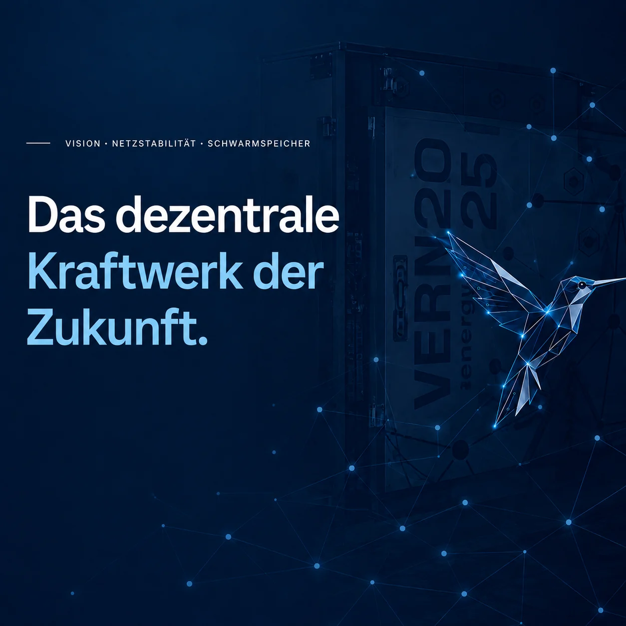 PN 250 Schwarmspeicher: das dezentrale Kraftwerk der Zukunft mit vernetzten Speicherstandorten